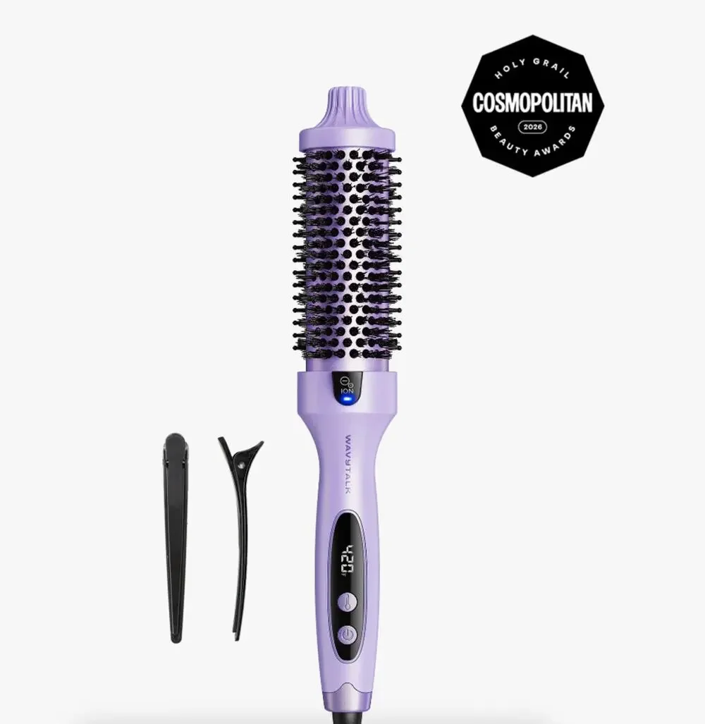 Wavytalk Blowout Boost Ionic Thermal Brush 1.5 Inch, LED Display - New in Box